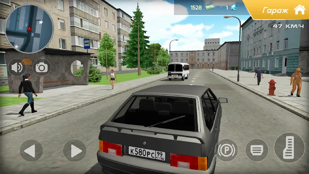 Скачать взломанную Lada 2114 Car Simulator  [МОД Unlocked] — полная версия apk на Андроид screen 2