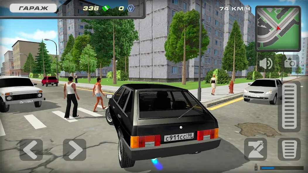 Взлом Lada 2109 Russian Car Driver  [МОД Много денег] — стабильная версия apk на Андроид screen 2