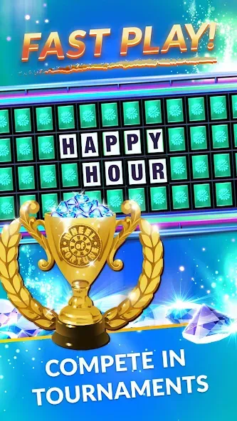 Взломанная Wheel of Fortune: TV Game (Вил оф Фортюн)  [МОД Много монет] — полная версия apk на Андроид screen 3