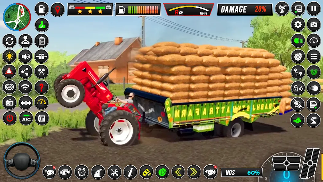 Скачать взлом Indian Tractor Simulator Games  [МОД Unlocked] — полная версия apk на Андроид screen 2