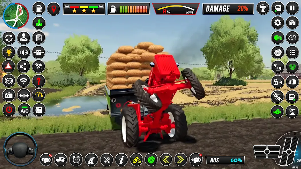 Скачать взлом Indian Tractor Simulator Games  [МОД Unlocked] — полная версия apk на Андроид screen 4