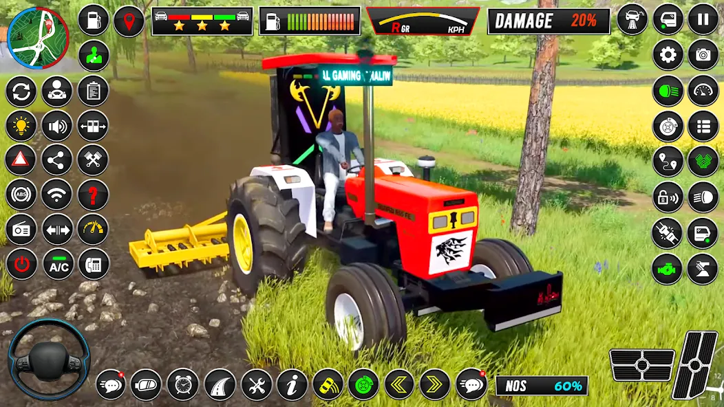 Скачать взлом Indian Tractor Simulator Games  [МОД Unlocked] — полная версия apk на Андроид screen 5