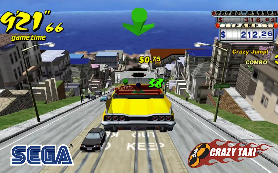 Скачать взлом Crazy Taxi Classic (Крейзи Такси Классик)  [МОД Unlimited Money] — последняя версия apk на Андроид screen 4