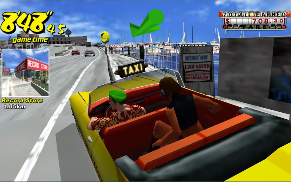 Скачать взлом Crazy Taxi Classic (Крейзи Такси Классик)  [МОД Unlimited Money] — последняя версия apk на Андроид screen 5