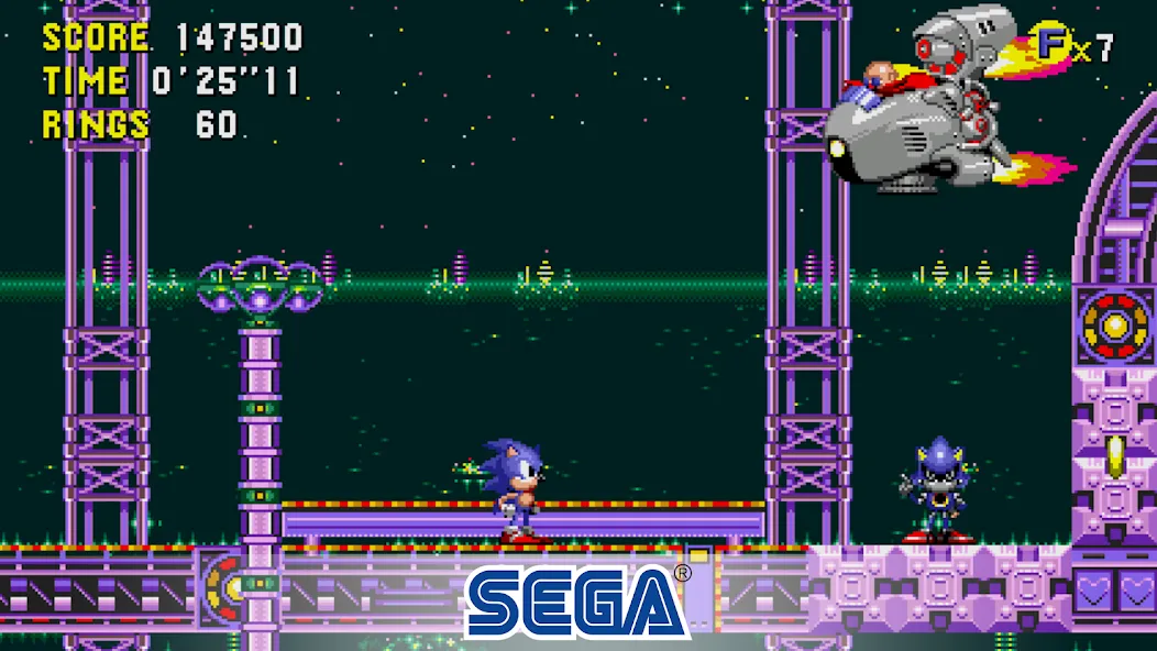 Взлом Sonic CD Classic (Соник СД Классик)  [МОД Menu] — последняя версия apk на Андроид screen 3