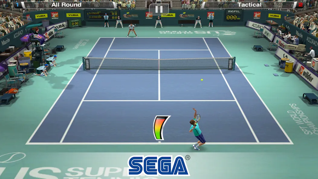 Скачать взлом Virtua Tennis Challenge (Виртуа Теннис Челлендж)  [МОД Unlocked] — полная версия apk на Андроид screen 2