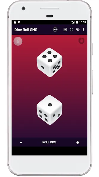 Скачать взлом Dice Roll SNS  [МОД Menu] — последняя версия apk на Андроид screen 1