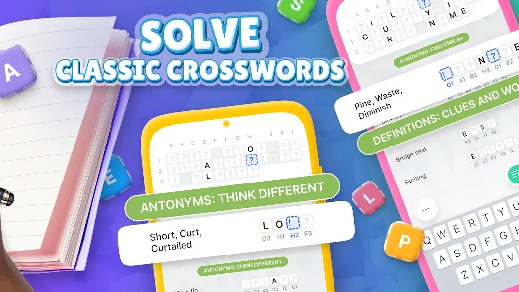 Скачать взломанную Acrostics－Cross Word Puzzles  [МОД Много монет] — полная версия apk на Андроид screen 2