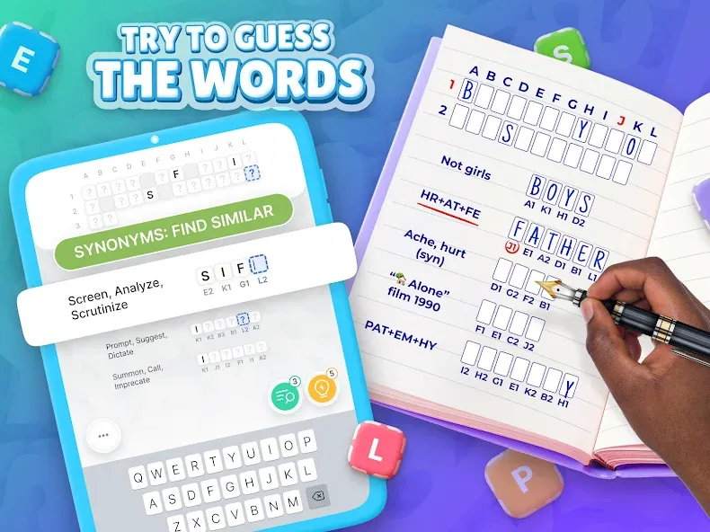 Скачать взломанную Acrostics－Cross Word Puzzles  [МОД Много монет] — полная версия apk на Андроид screen 4