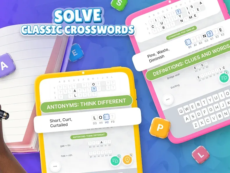 Скачать взломанную Acrostics－Cross Word Puzzles  [МОД Много монет] — полная версия apk на Андроид screen 5