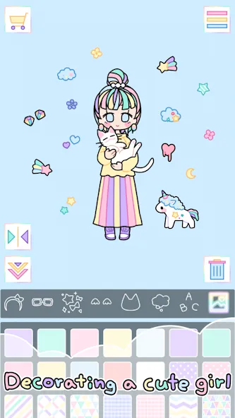 Взлом Pastel Girl : Dress Up Game  [МОД Бесконечные деньги] — последняя версия apk на Андроид screen 2