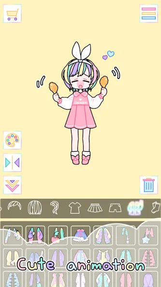 Взлом Pastel Girl : Dress Up Game  [МОД Бесконечные деньги] — последняя версия apk на Андроид screen 4