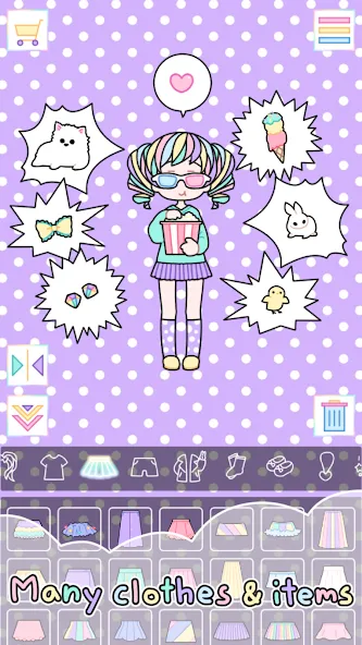 Взлом Pastel Girl : Dress Up Game  [МОД Бесконечные деньги] — последняя версия apk на Андроид screen 5