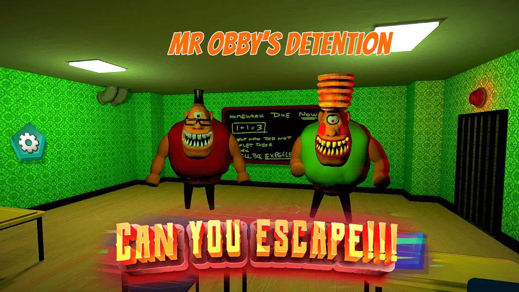 Скачать взломанную Mr Obby's Detention  [МОД Unlimited Money] — стабильная версия apk на Андроид screen 1