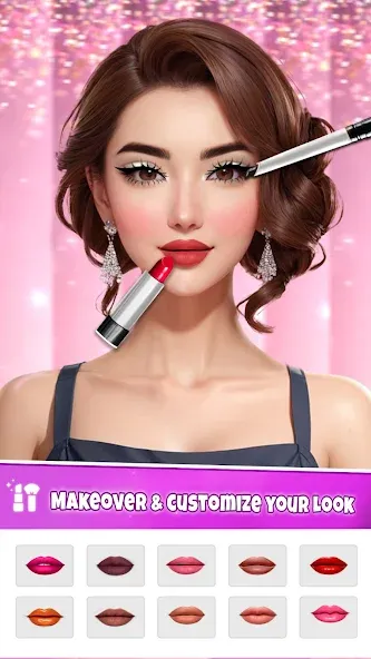 Скачать взлом Fashion Artist: Makeup Game  [МОД Unlimited Money] — последняя версия apk на Андроид screen 1