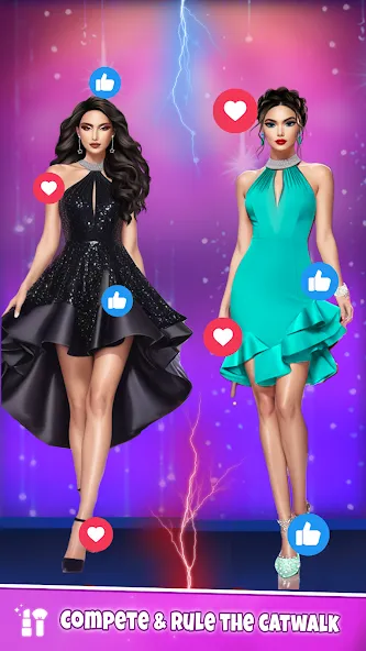 Скачать взлом Fashion Artist: Makeup Game  [МОД Unlimited Money] — последняя версия apk на Андроид screen 2