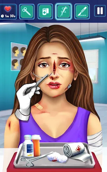 Взлом Surgery Simulator Doctor Game  [МОД Unlocked] — полная версия apk на Андроид screen 2