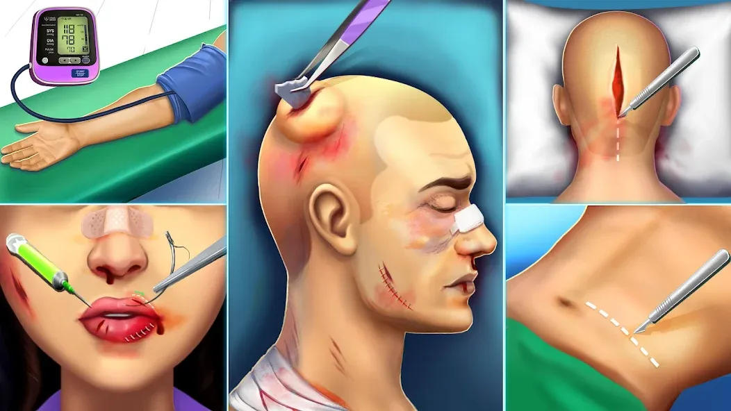 Взлом Surgery Simulator Doctor Game  [МОД Unlocked] — полная версия apk на Андроид screen 4