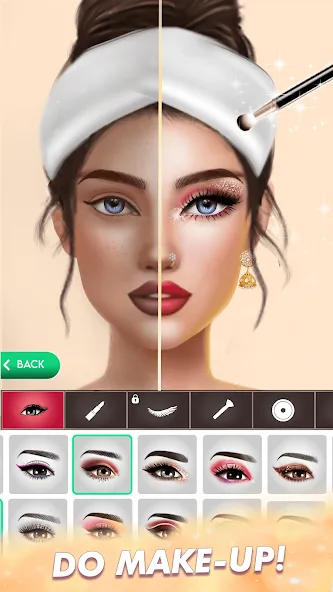 Скачать взлом Makeup, Fashion Dress up Games  [МОД Бесконечные деньги] — стабильная версия apk на Андроид screen 1