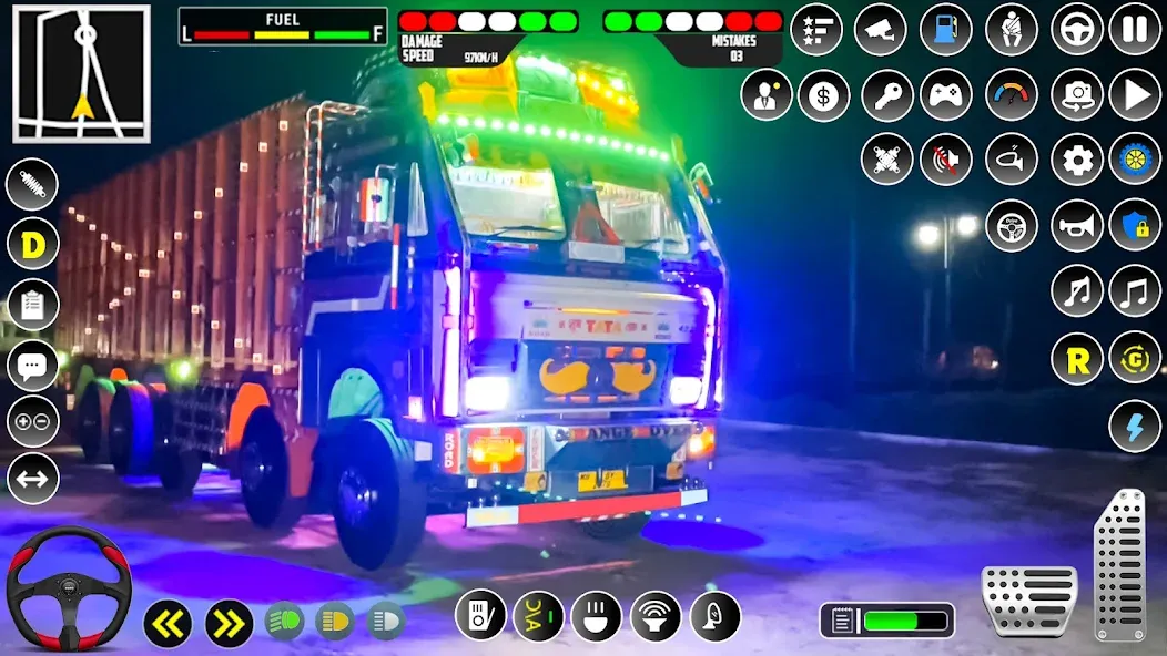 Скачать взлом Indian Truck Driver Simulator  [МОД Все открыто] — полная версия apk на Андроид screen 1