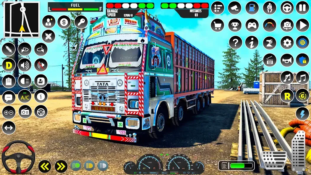 Скачать взлом Indian Truck Driver Simulator  [МОД Все открыто] — полная версия apk на Андроид screen 4