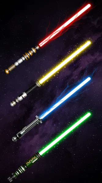 Скачать взлом Lightsaber Gun Simulator  [МОД Unlimited Money] — стабильная версия apk на Андроид screen 1