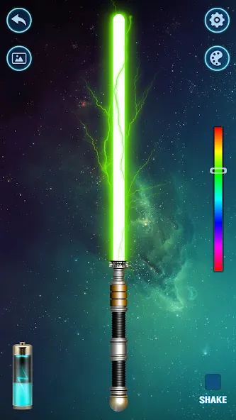 Скачать взлом Lightsaber Gun Simulator  [МОД Unlimited Money] — стабильная версия apk на Андроид screen 3