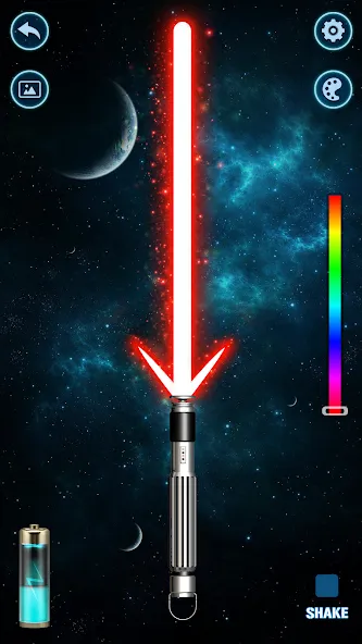 Скачать взлом Lightsaber Gun Simulator  [МОД Unlimited Money] — стабильная версия apk на Андроид screen 4