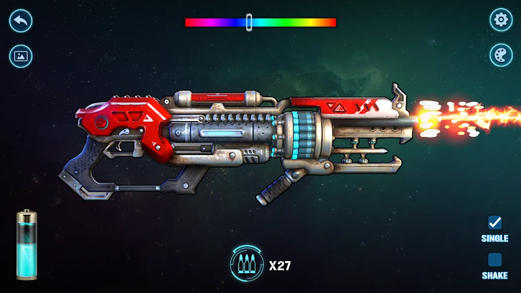 Скачать взлом Lightsaber Gun Simulator  [МОД Unlimited Money] — стабильная версия apk на Андроид screen 5