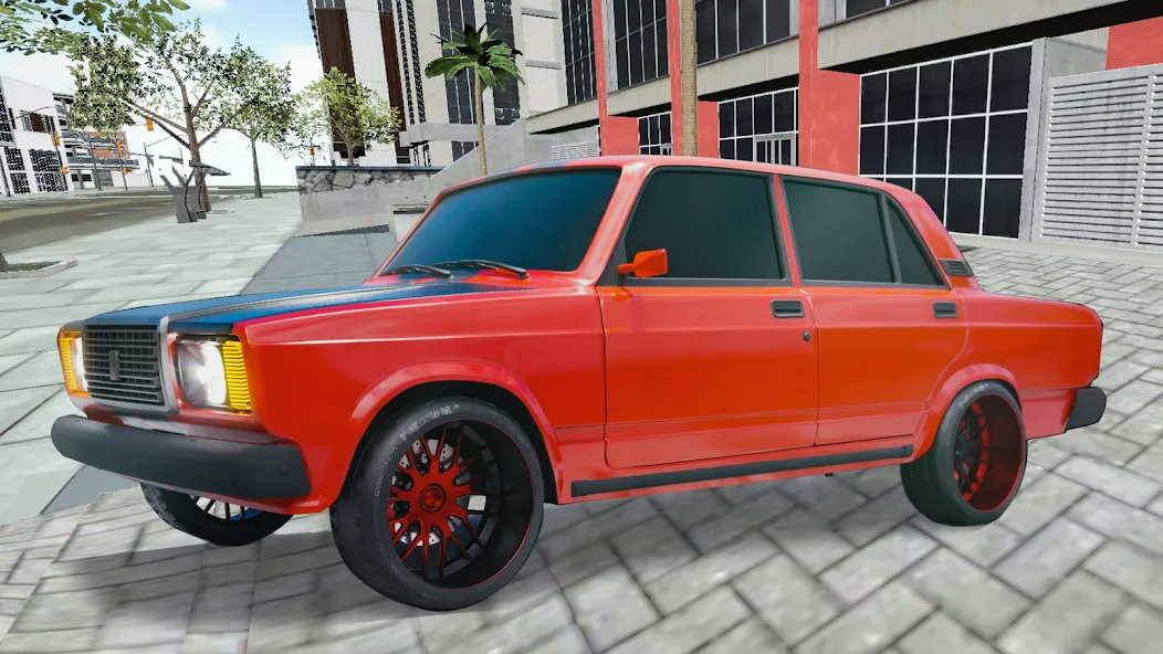 Скачать взлом Drive Classic VAZ 2107 Parking  [МОД Mega Pack] — стабильная версия apk на Андроид screen 1