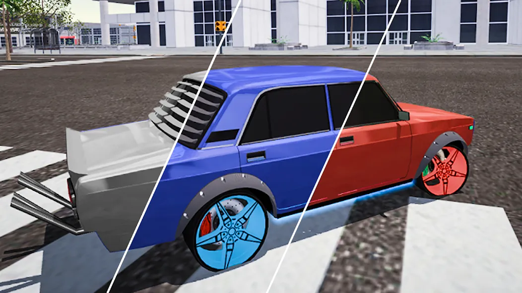 Скачать взлом Drive Classic VAZ 2107 Parking  [МОД Mega Pack] — стабильная версия apk на Андроид screen 3