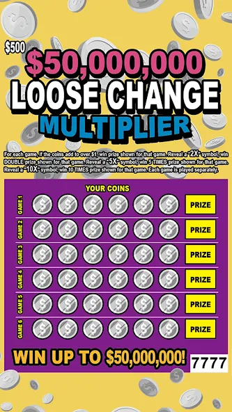 Скачать взломанную Scratch Off Lottery Scratchers  [МОД Unlimited Money] — полная версия apk на Андроид screen 2