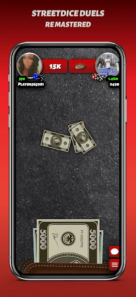 Скачать взлом Phone Dice™ Street Dice Game (Фон Дайс Стрит Дайс Гейм)  [МОД Бесконечные монеты] — стабильная версия apk на Андроид screen 1