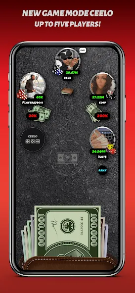 Скачать взлом Phone Dice™ Street Dice Game (Фон Дайс Стрит Дайс Гейм)  [МОД Бесконечные монеты] — стабильная версия apk на Андроид screen 3