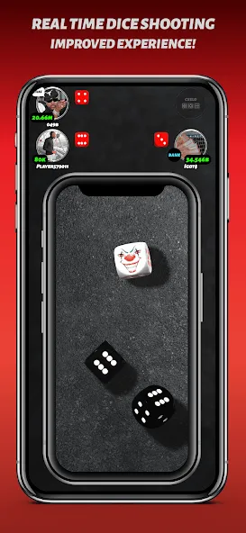 Скачать взлом Phone Dice™ Street Dice Game (Фон Дайс Стрит Дайс Гейм)  [МОД Бесконечные монеты] — стабильная версия apk на Андроид screen 5