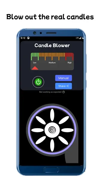 Скачать взлом Blower — Candle Blower Lite (Блоуэр)  [МОД Menu] — полная версия apk на Андроид screen 2