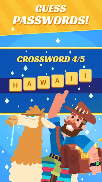 Взлом Crossword Islands:Daily puzzle  [МОД Mega Pack] — стабильная версия apk на Андроид screen 1