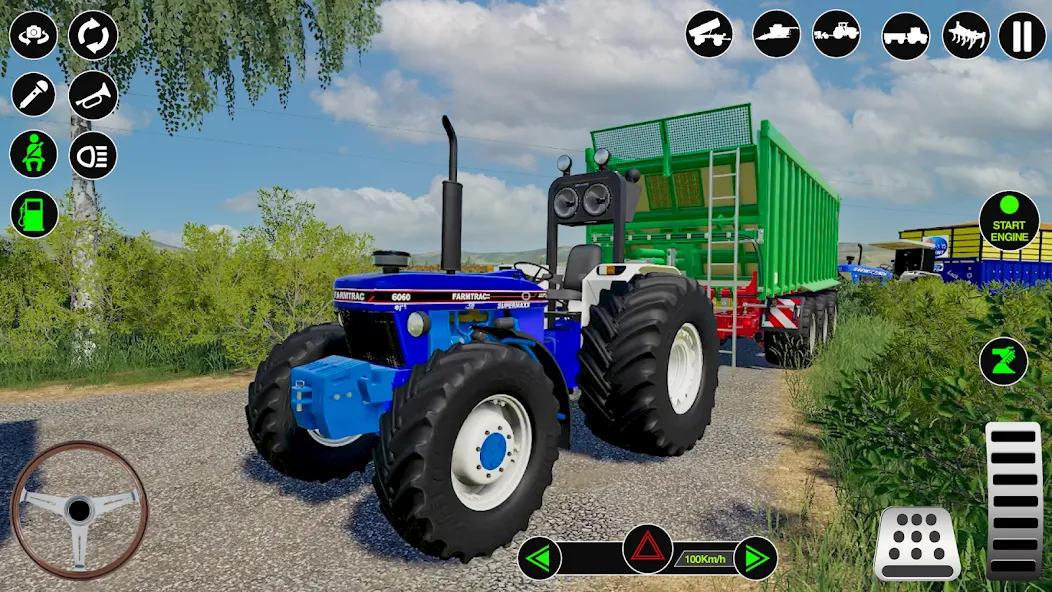 Взломанная Farming Tractor Simulator Game  [МОД Menu] — стабильная версия apk на Андроид screen 3