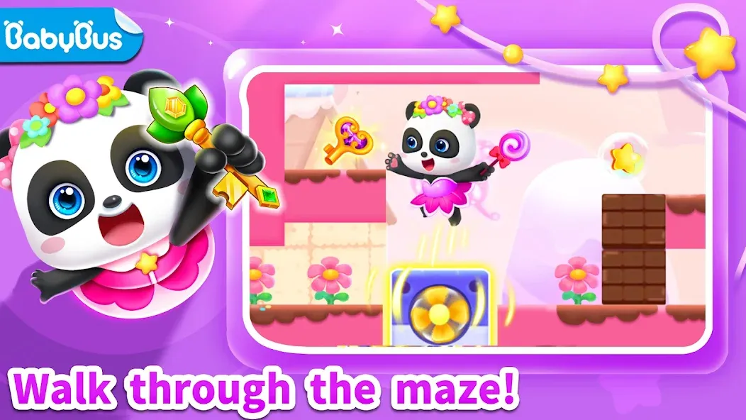 Скачать взлом Little Panda’s Jewel Adventure  [МОД Все открыто] — полная версия apk на Андроид screen 1