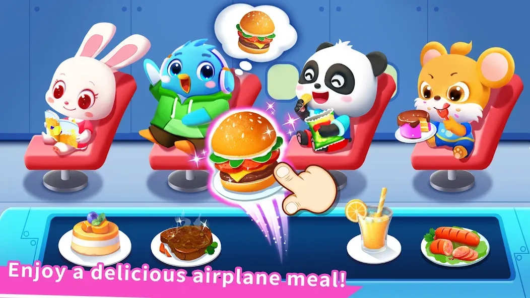 Скачать взлом Baby Panda's Airport  [МОД Меню] — последняя версия apk на Андроид screen 2