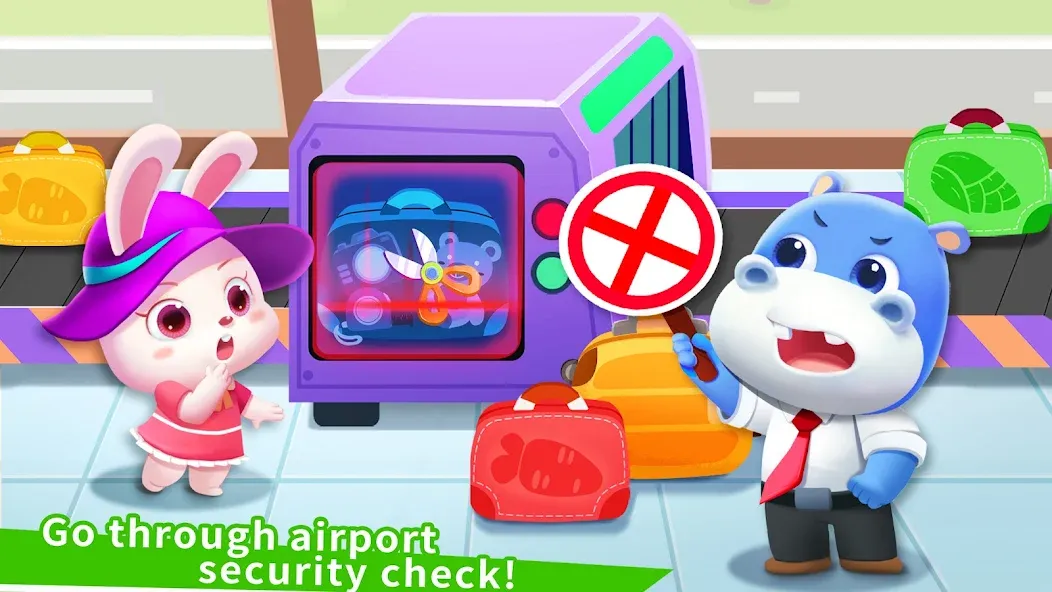 Скачать взлом Baby Panda's Airport  [МОД Меню] — последняя версия apk на Андроид screen 3