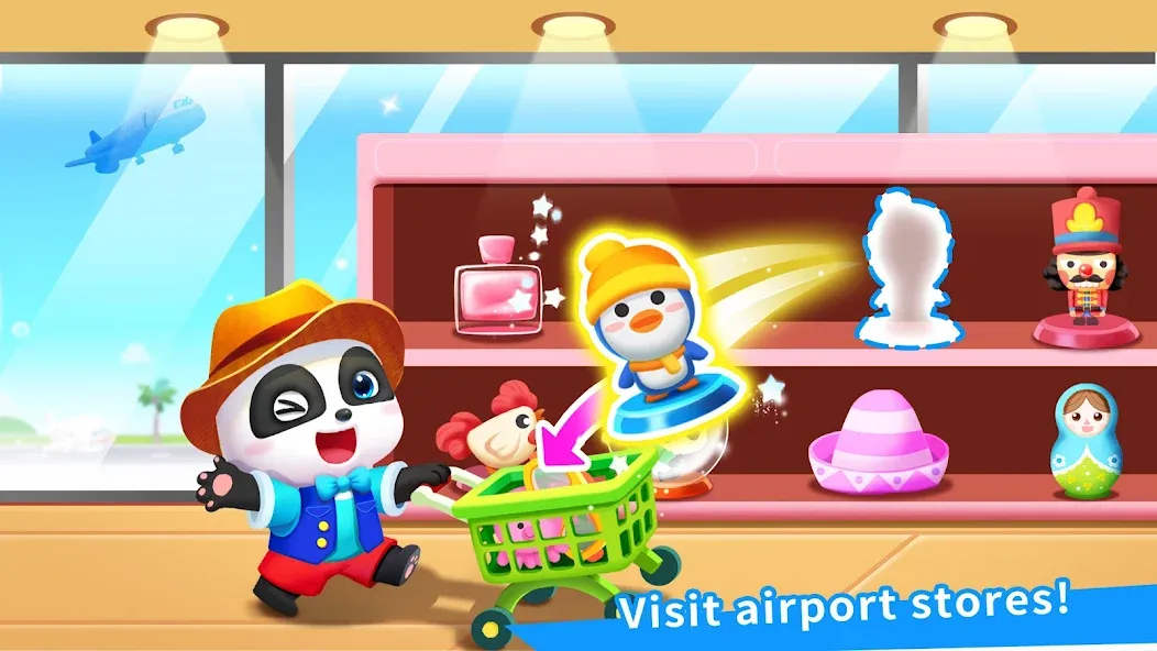 Скачать взлом Baby Panda's Airport  [МОД Меню] — последняя версия apk на Андроид screen 5