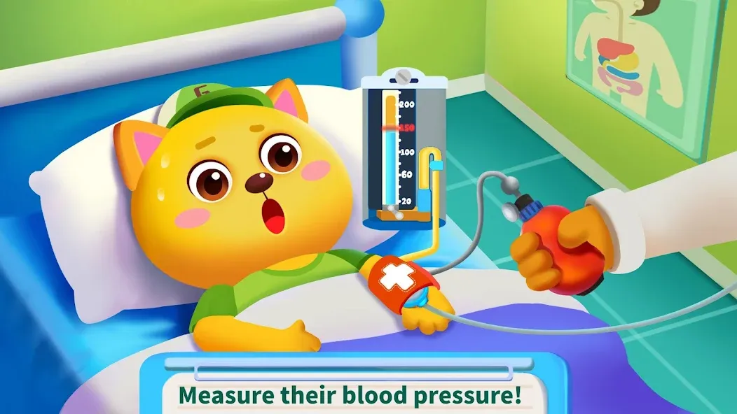 Взломанная Baby Panda's Hospital Care  [МОД Меню] — полная версия apk на Андроид screen 4