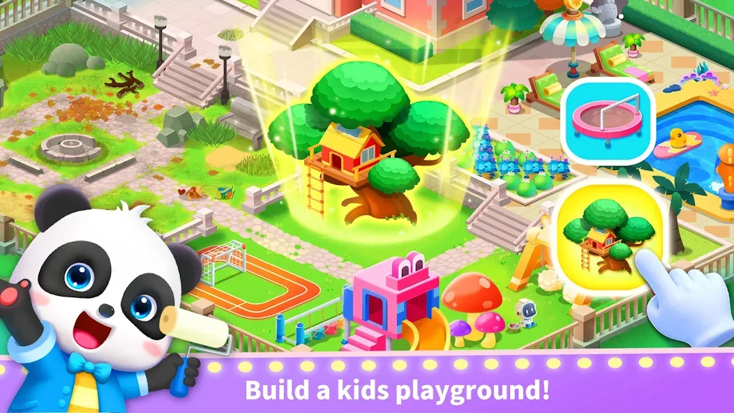 Скачать взлом Baby Panda's Town: Life  [МОД Unlocked] — полная версия apk на Андроид screen 2