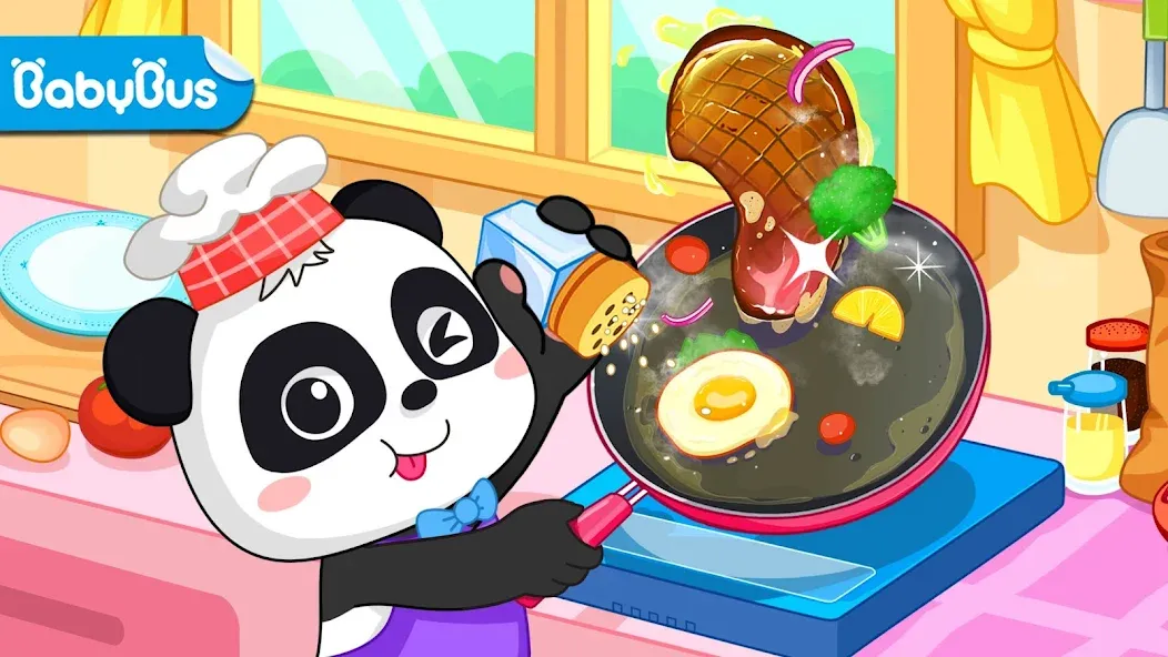 Взлом My Baby Panda Chef  [МОД Все открыто] — полная версия apk на Андроид screen 1