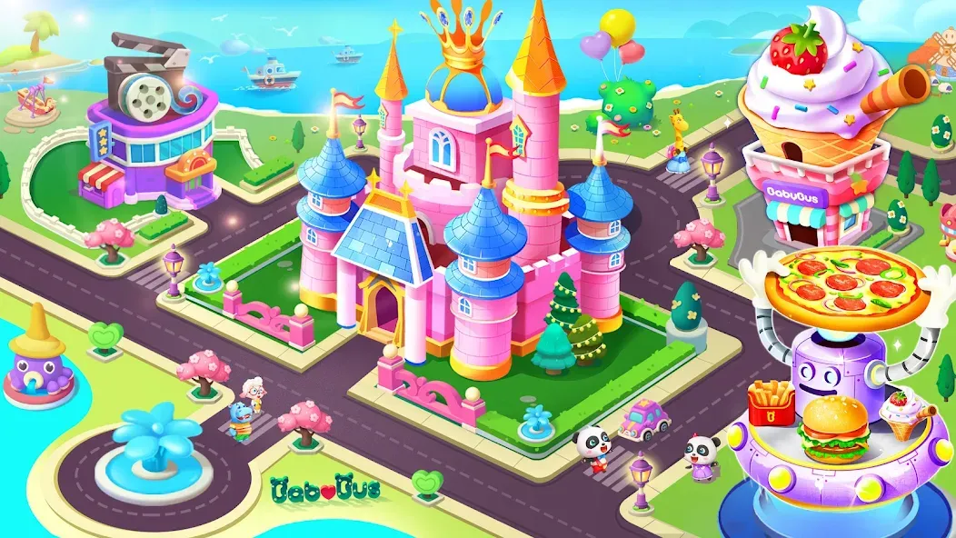 Скачать взлом Baby Panda's City  [МОД Unlocked] — последняя версия apk на Андроид screen 1