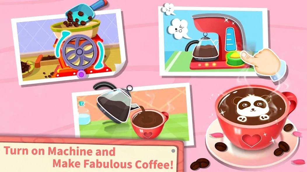 Скачать взломанную Baby Panda’s Summer: Café  [МОД Menu] — полная версия apk на Андроид screen 3