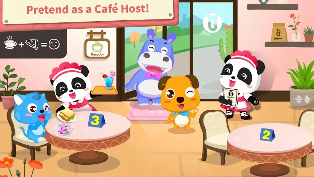 Скачать взломанную Baby Panda’s Summer: Café  [МОД Menu] — полная версия apk на Андроид screen 4