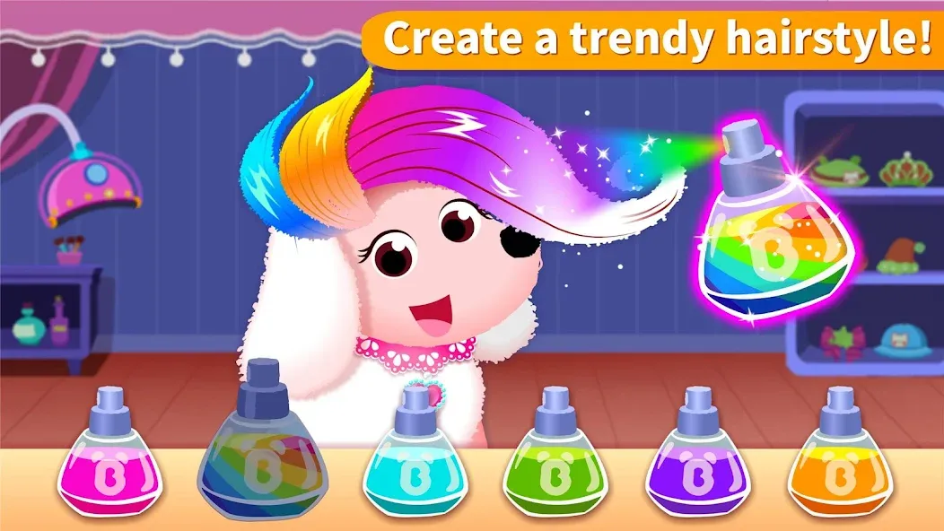 Скачать взломанную Little Panda's Pet Salon  [МОД Unlocked] — стабильная версия apk на Андроид screen 3