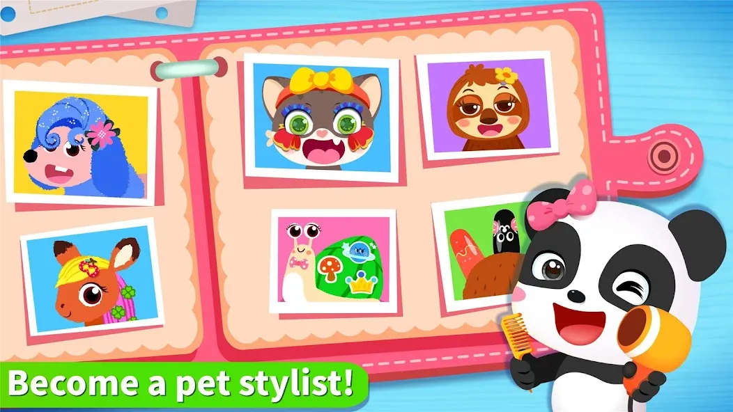 Скачать взломанную Little Panda's Pet Salon  [МОД Unlocked] — стабильная версия apk на Андроид screen 5